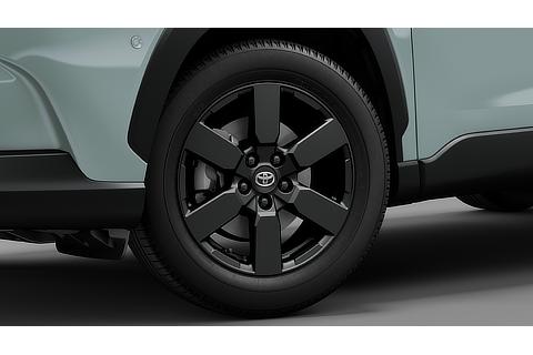 215/60R17タイヤ＆17×6.5Jアルミホイール（マットグレーメタリック塗装／センターオーナメント／ブラックホイールナット付）