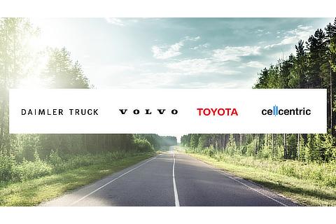 Daimler Truck AG / The Volvo Group / cellcentric / Toyota Motor Corporation logos