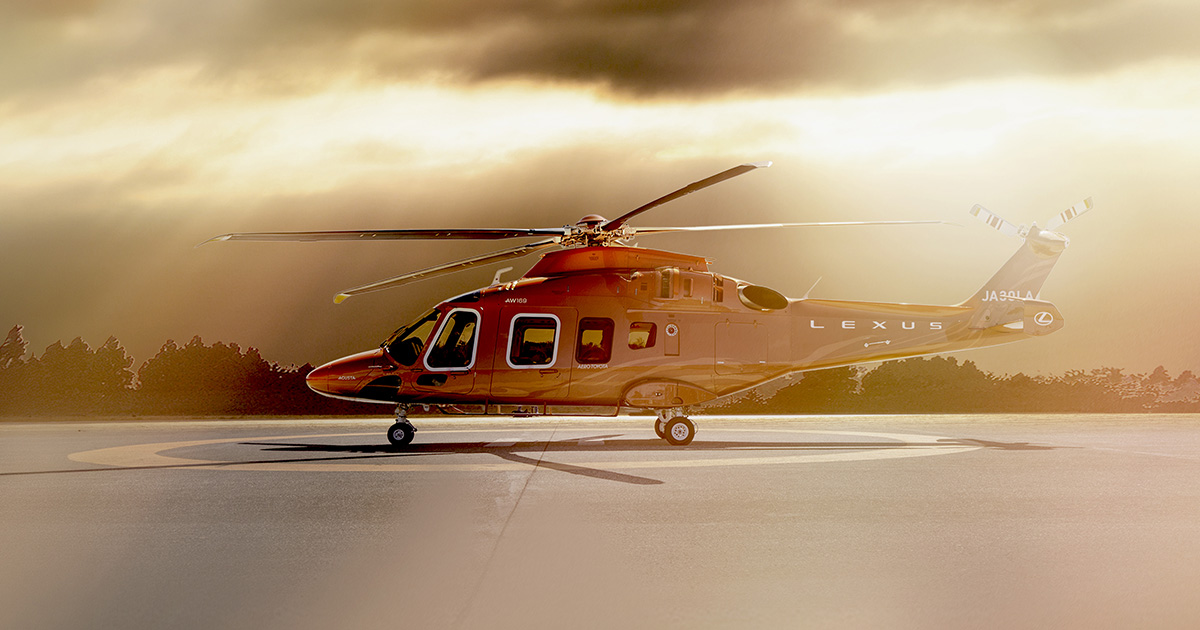 LEXUS Launches "LEXUS Flight" Helicopter Service