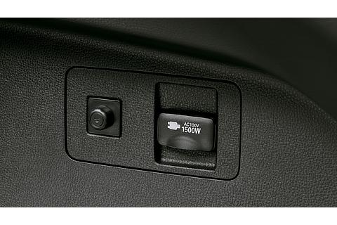 アクセサリーコンセント（AC100V・1,500W／非常時給電システム＋外部給電アタッチメント付／ラゲージ右側1個）