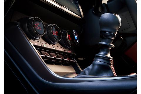 GR86 RZ trim level, 6MT, black-and-red interior