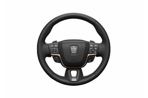 ディンプル加工本革巻き（ヒーター／タッチセンサー／パドルシフト付）（CROSSOVER RS）