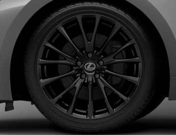 特別仕様車専用鍛造アルミホイール（BBS製ブラック塗装）