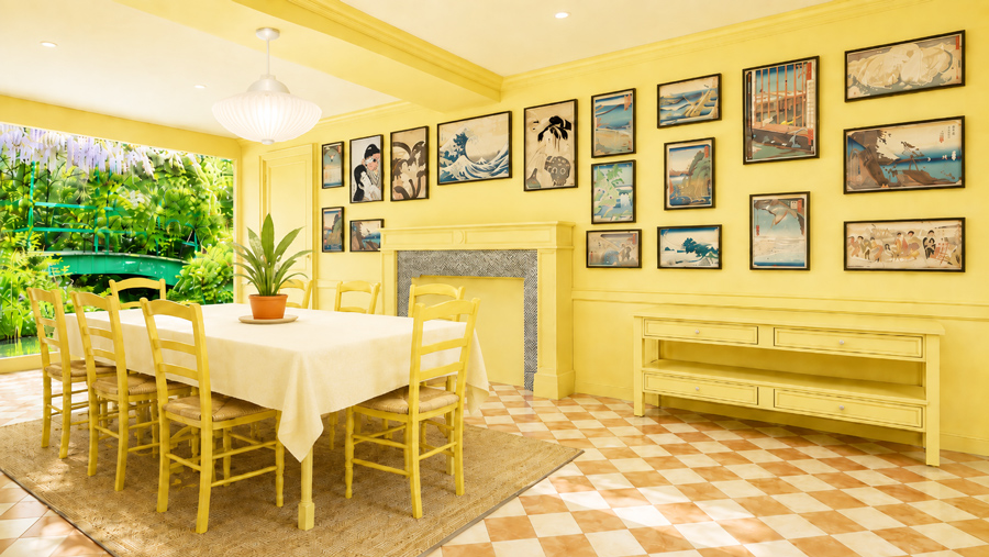 Monet's Dining Room (Image is for illustrative purposes only.)