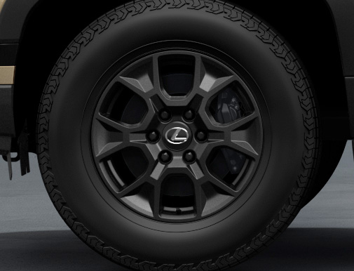 265/70R18 116Hタイヤ＆18×7.5Jアルミホイール（マットグレー塗装）