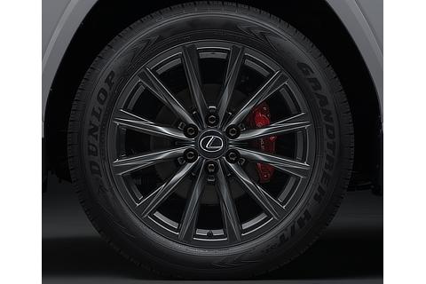 265/50R22タイヤ “F SPORT”鍛造アルミホイール（スーパーグロスブラックメタリック塗装）