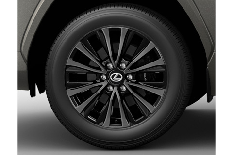265/55R20タイヤ＆アルミホイール（切削光輝＋ダーククリア塗装）