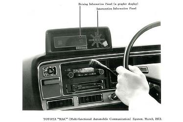 TOYOTA "MAC" (Multi-functional Automobile Communication) System.