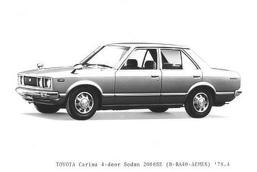 TOYOTA Carina 4-door Sedan 2000SE (B-RA40-AEMES)