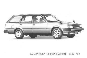 Toyota carina surf