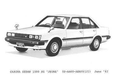 CARINA SEDAN 1500 SG 'JEUNE' (E-AA60-AEHFS[J])