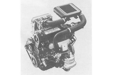 Toyota 2E 12-valve engine with turbocharger