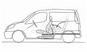 リトラクタブルリヤシート機構