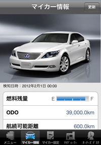 マイカー情報（イメージ画像）
