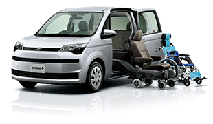 新型車スペイド　サイドアクセス車