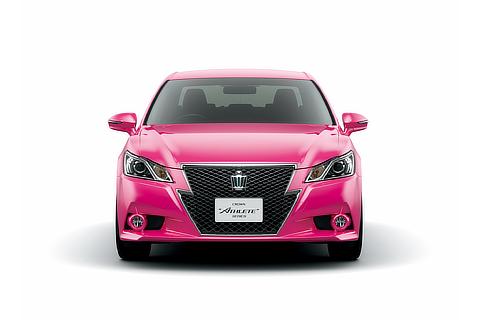 ピンクのクラウン販促キャンペーン仕様車（2012年12月公表）