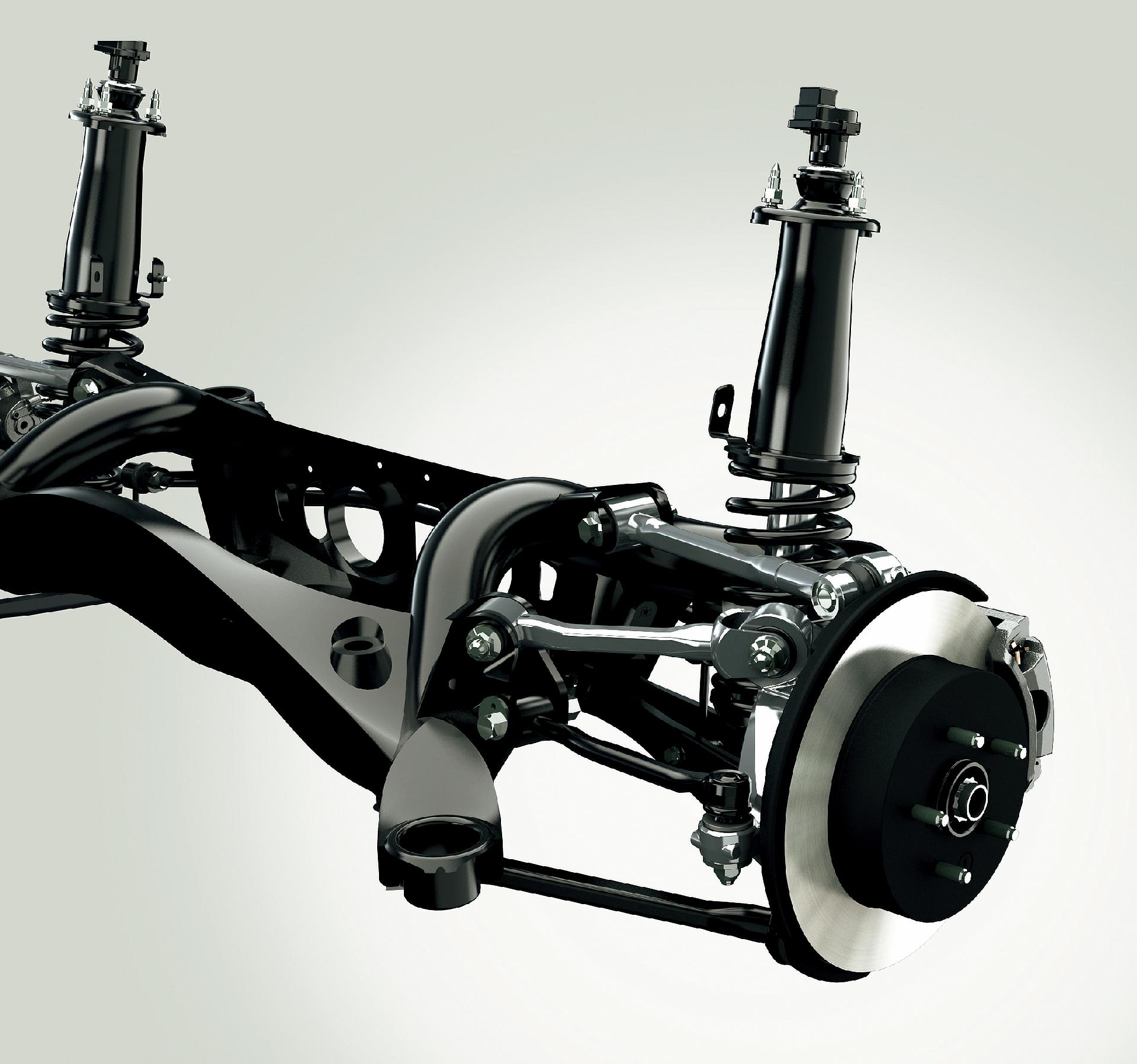 リヤ・マルチリンクサスペンション