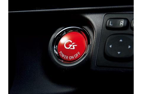 G's専用パワースイッチ（レッド／G'sロゴ付）写真はスマートエントリーパッケージ装着車 