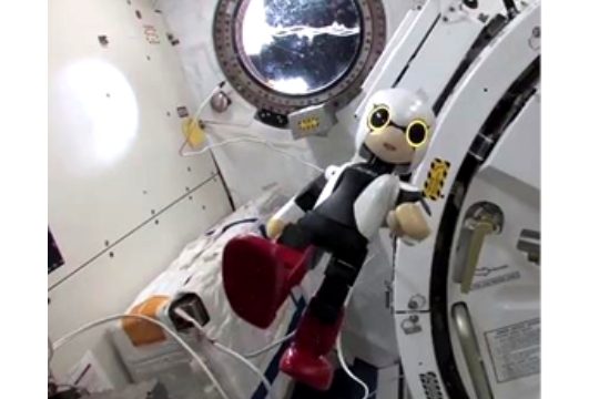 Kirobo on board the ISS