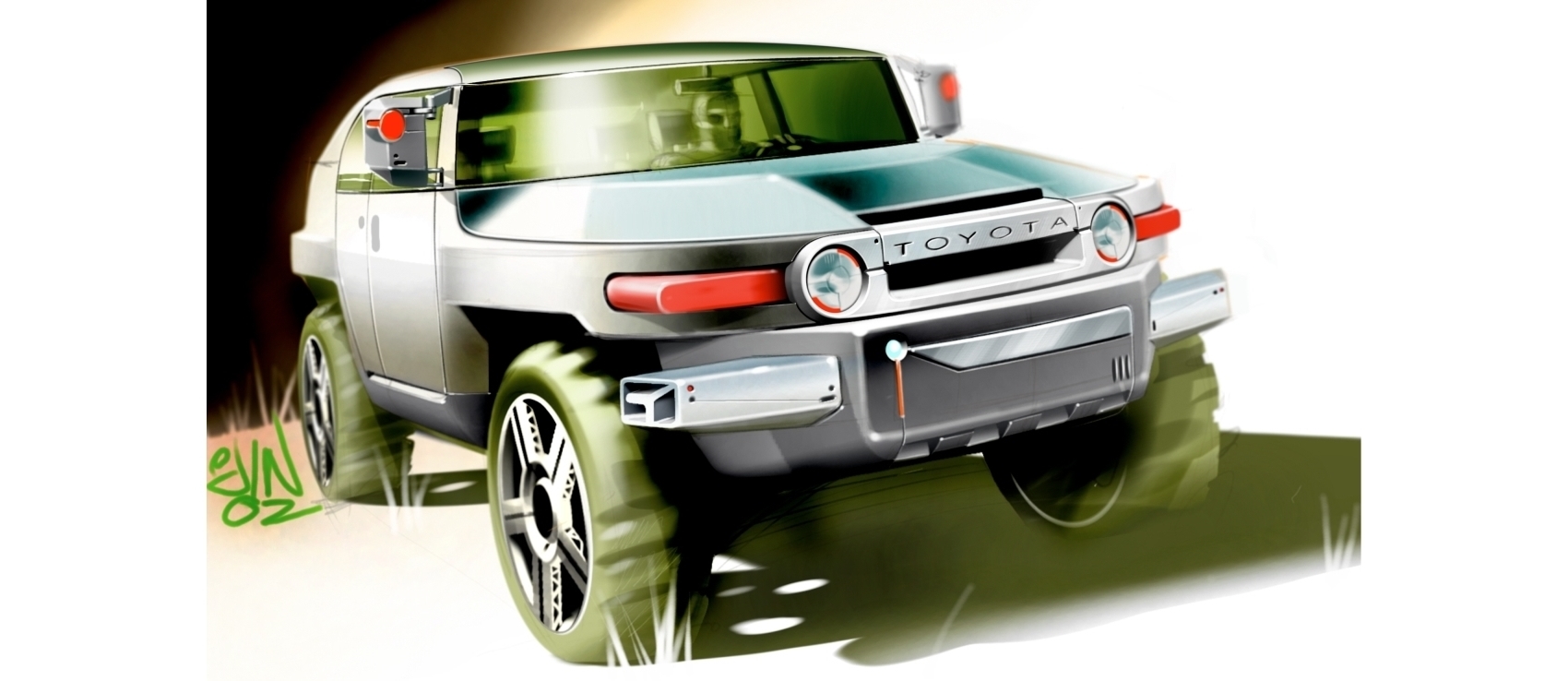 Toyota FJ Cruiser (unveiled as concept at the North American International Auto Show in 2003)