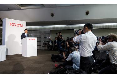 President Akio Toyoda at FY2015 financial results press conference