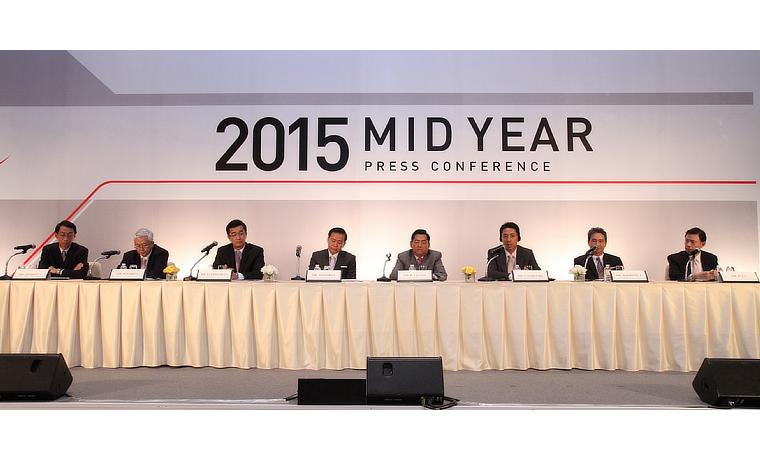 Q&A session during Toyota Motor Thailand's 2015 Mid-year press Conference