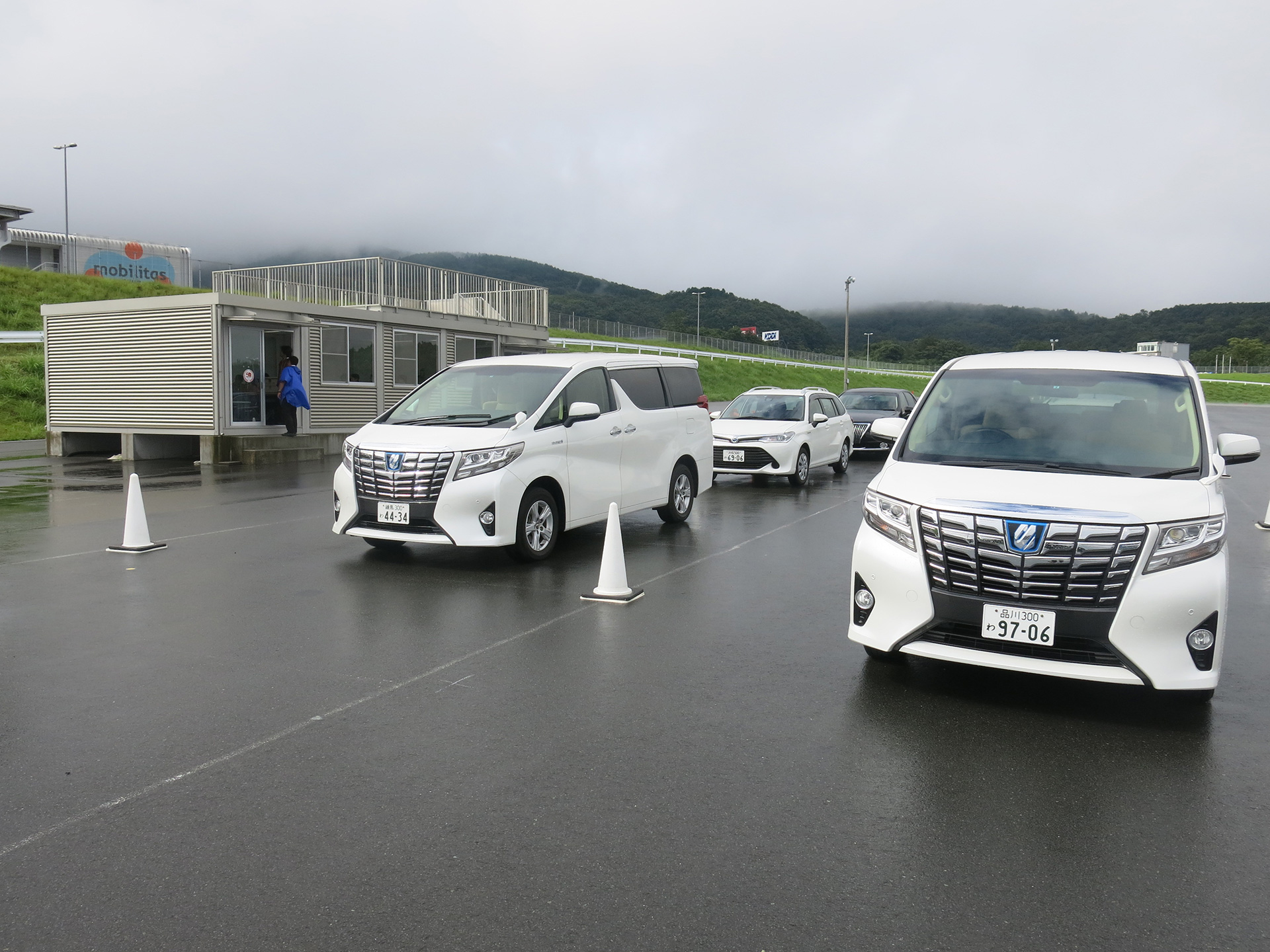 Test drive at Fuji Speed Way