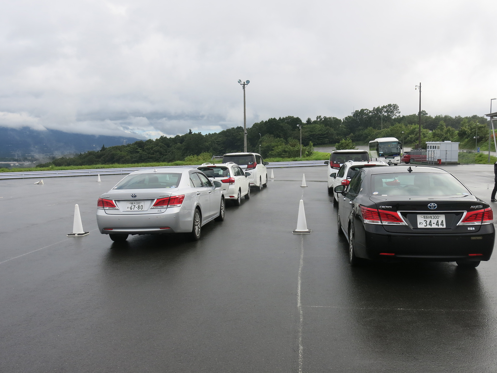 Test drive at Fuji Speed Way