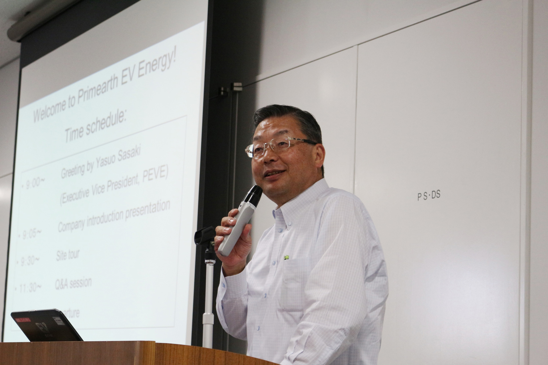 [PEVE] Greeting by Yasuo Sasaki (Exective Vice President, PEVE)