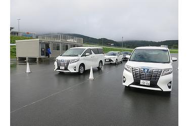 Test drive at Fuji Speed Way