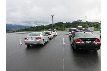 Test drive at Fuji Speed Way