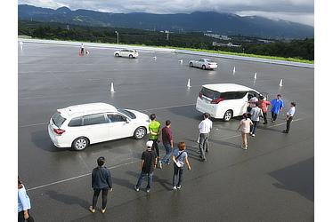 Test drive at Fuji Speed Way