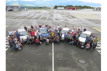 Group photo at Fuji Speed Way