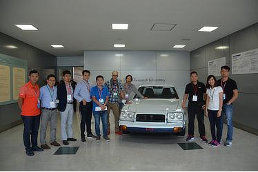 Group photo at Higashifuji Technical Center