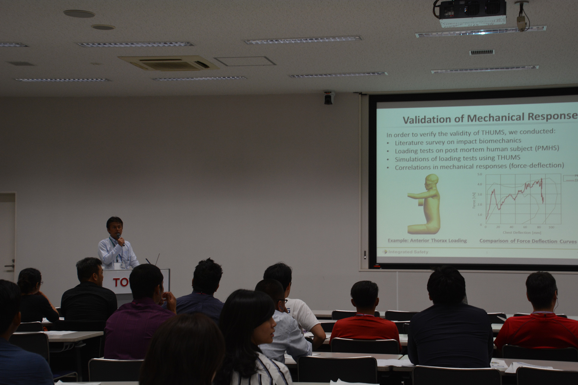 Lecture of Development and Application of Virtual Human Body Model, THUMS by Mr. Kitagawa